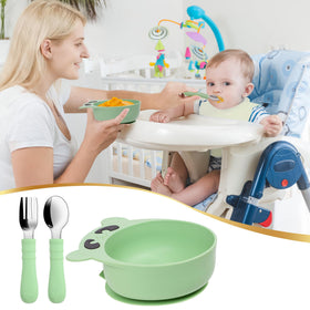 Deluxe Silicone Baby Feeding Essentials Set