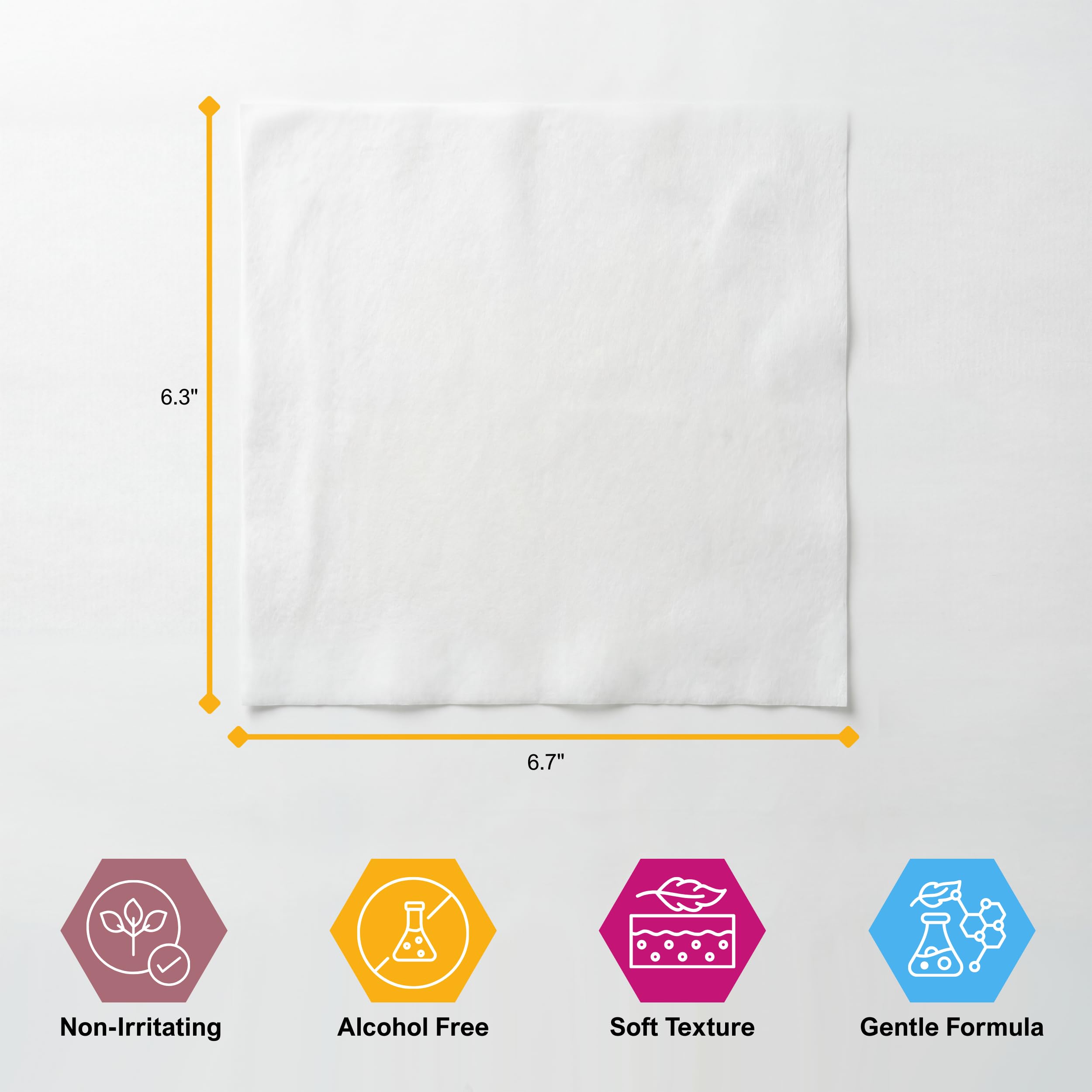 MED PRIDE Unscented Baby Wipes, pack of 1