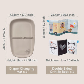 Multifunctional Wipeable Baby Changing Pad