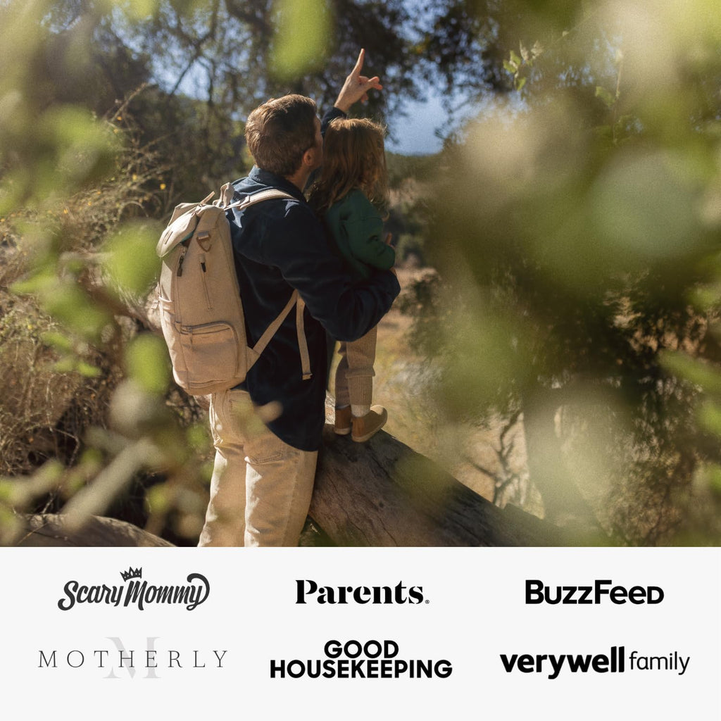 Water-Resistant Diaper Backpack with Changing Pad