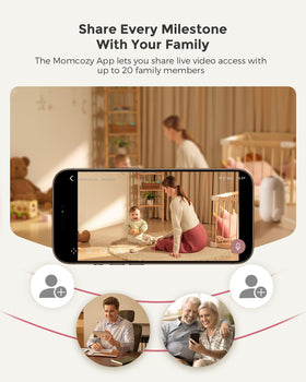 Smart WiFi Baby Monitor & Non-Contact Thermometer