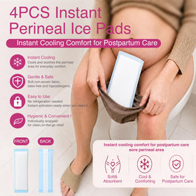 Postpartum Recovery Essentials Kit with Peri Bottle & Ice Pads
