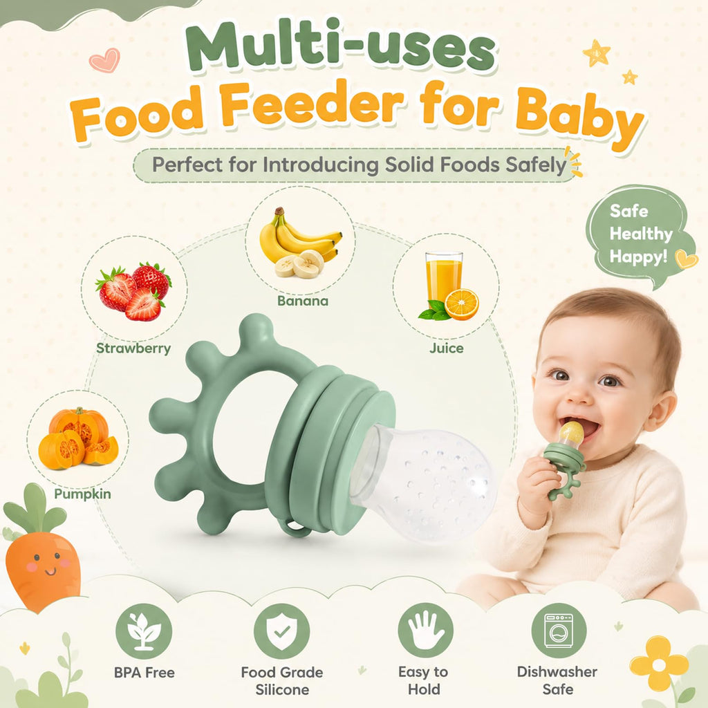 22-Piece Silicone Baby Feeding Set
