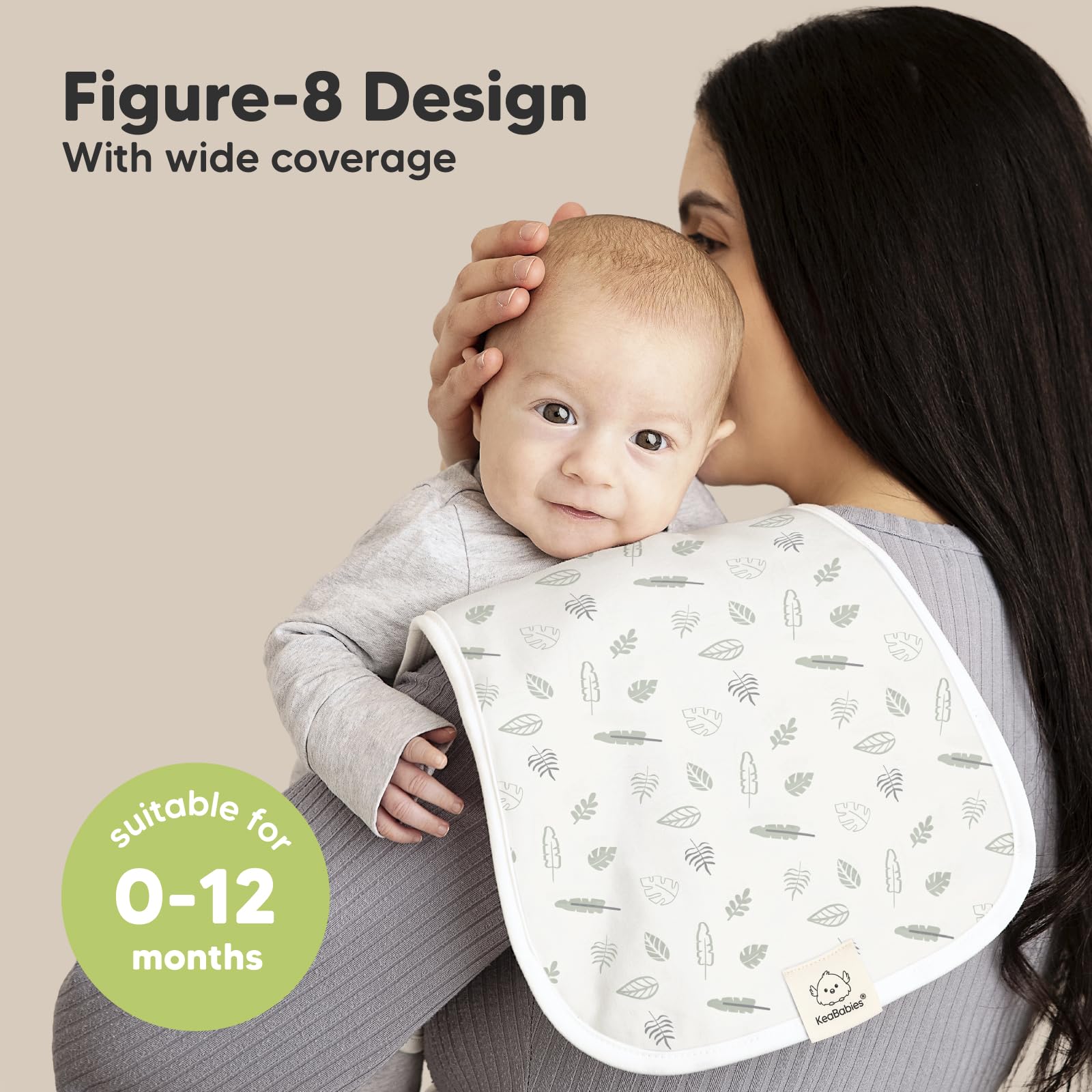 Baby Burp Cloth & Bib Set, 13-Pack