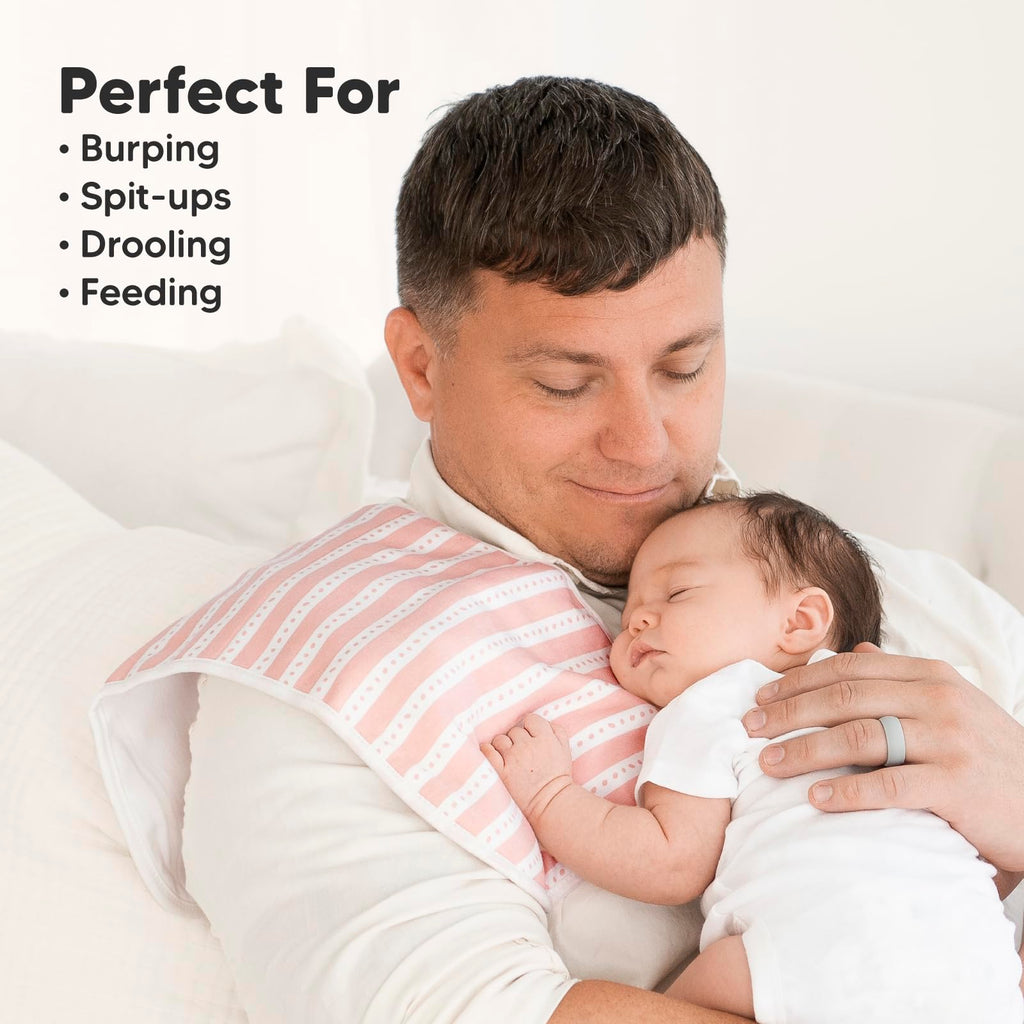 Ultra Absorbent Baby Burp Cloths, 5-Pack
