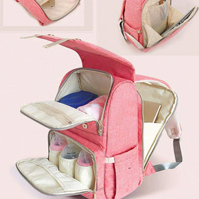 Large Capacity Water-Resistant Diaper Backpack