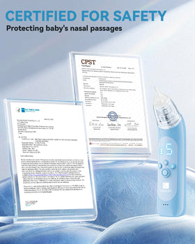 Electric Baby Nasal Aspirator with 5 Suction Levels