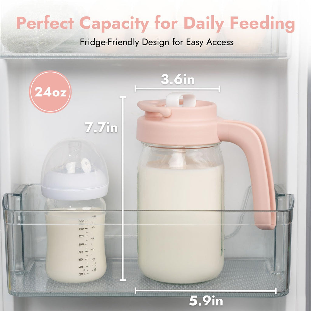 Papablic Bottle Washer Glass Formula Mixing Pitcher