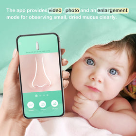 Smart Electric Baby Nasal Aspirator with Camera & App Control