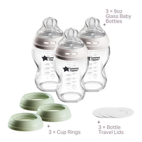 Tommee Tippee Natural Start Glass BPA and Phthalates Free Baby Bottles