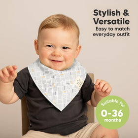 Baby Bandana Bibs & Burp Cloth Set, 16-Pack