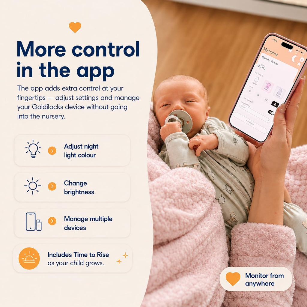 Smart Baby Nursery Thermometer & Room Temperature Monitor
