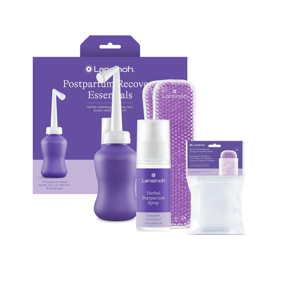 Lansinoh Breastfeeding Essentials and Postpartum Recovery Bundle