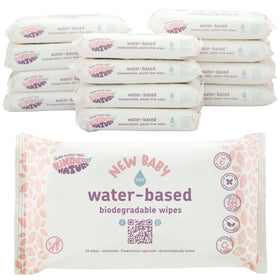Water-Based Baby Wipes, Unscented, Plastic-Free, 672 Count