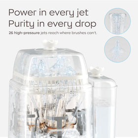 Baby Bottle Washer, Sterilizer & Dryer with Hygienic Storage