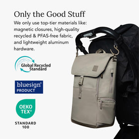 Water-Resistant Diaper Backpack with Changing Pad