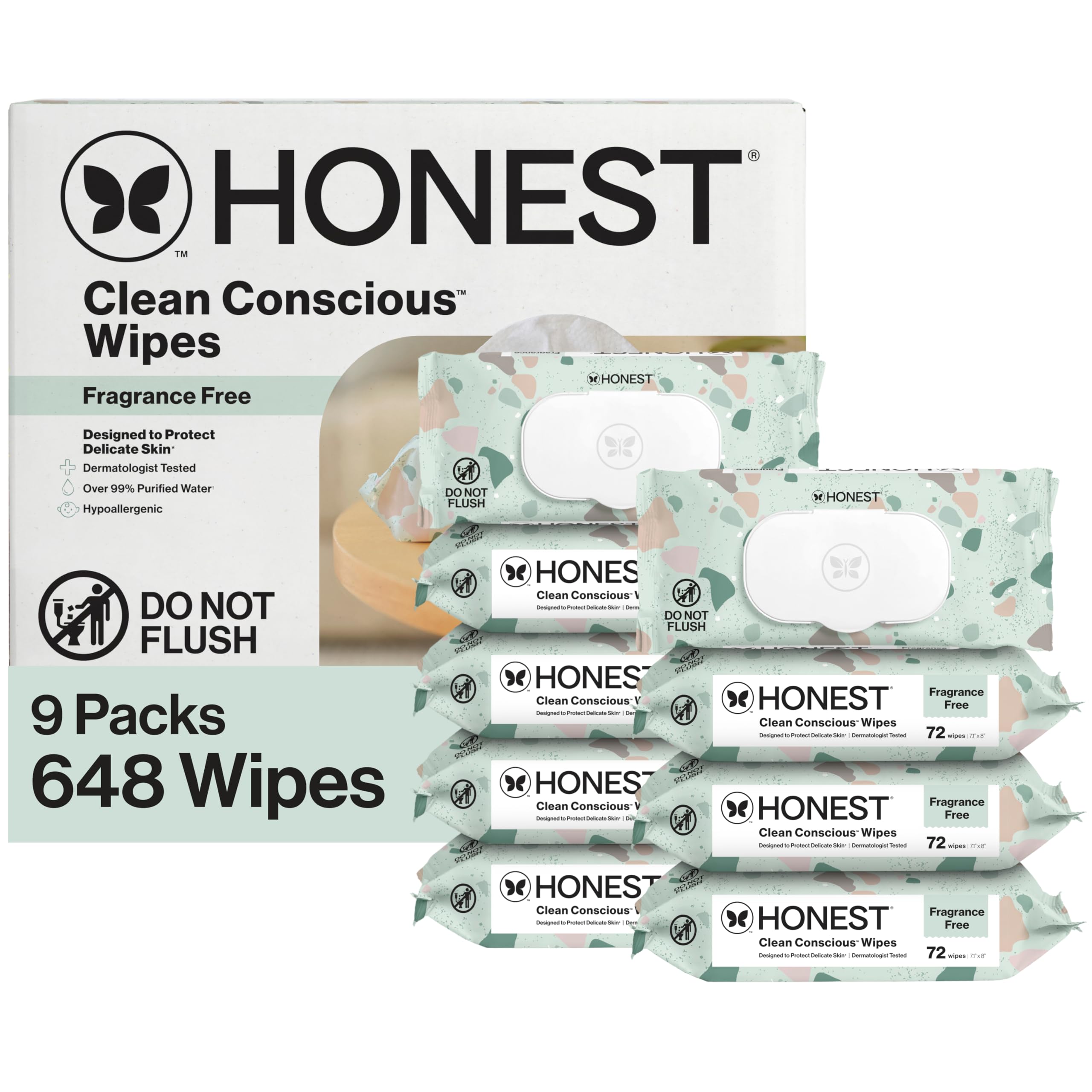 The Honest Company Unscented Wipes