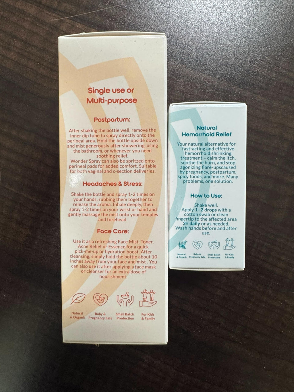 Postpartum Recovery Care Bundle with Witch Hazel Spray & Comfort Oil