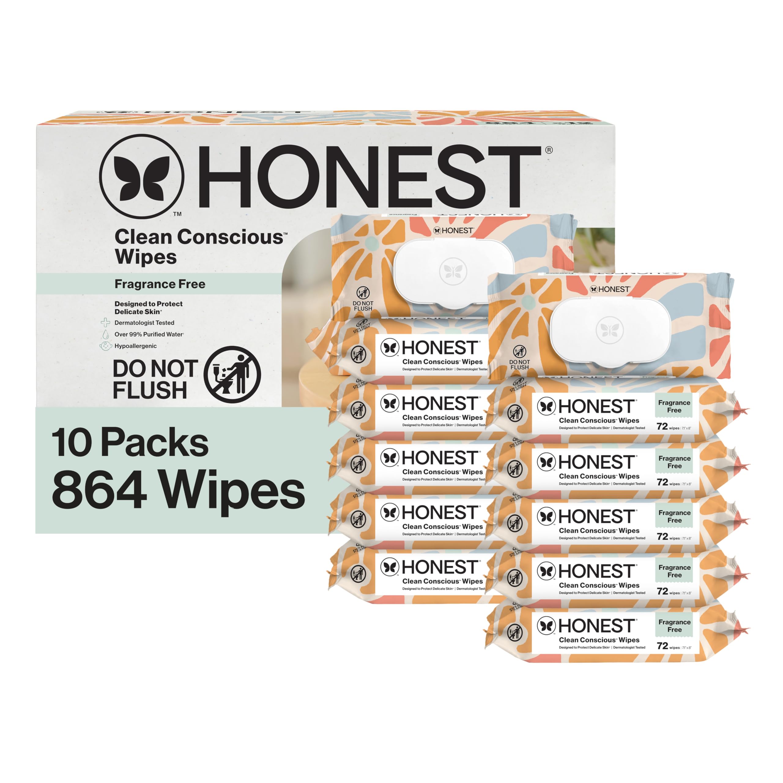 The Honest Company Unscented Wipes