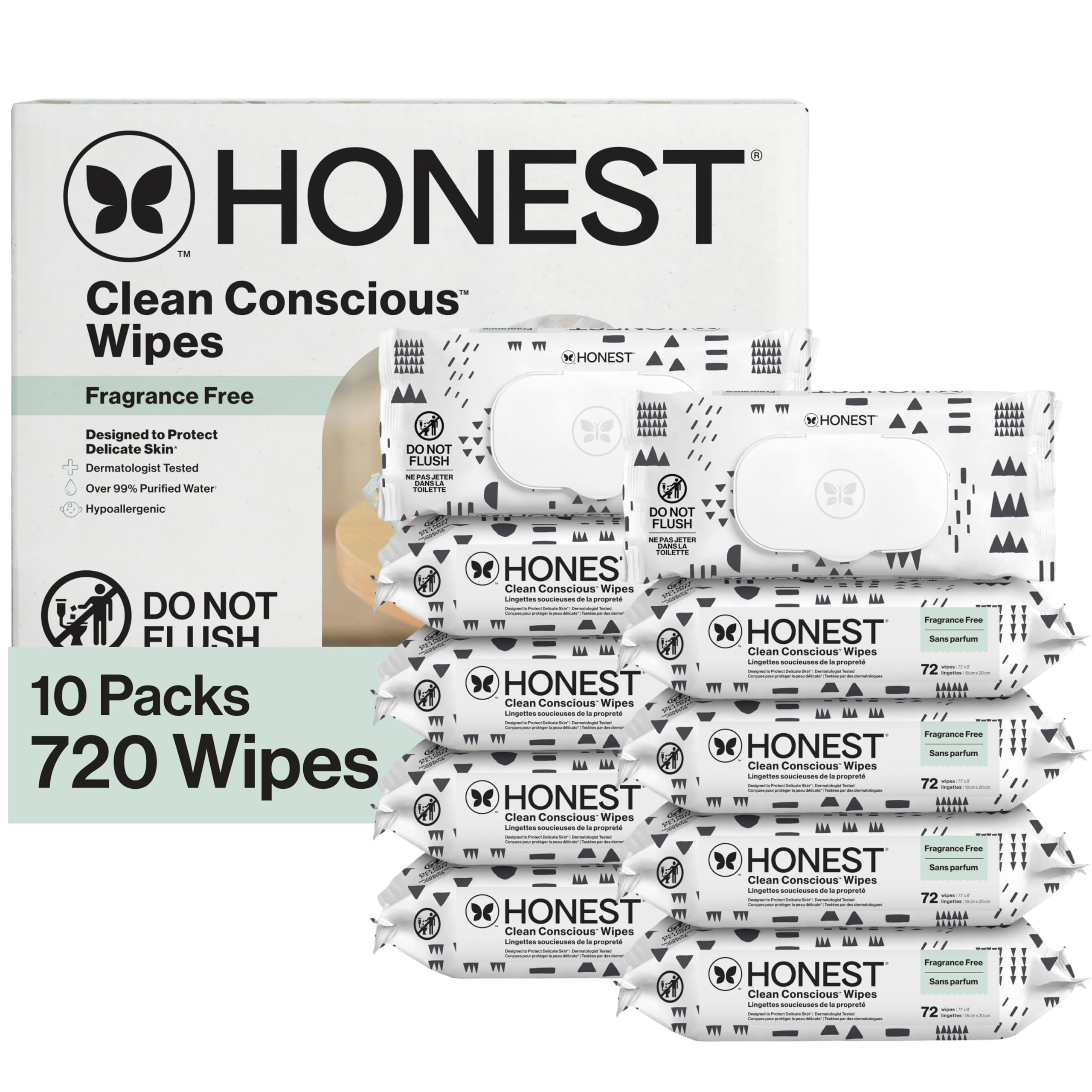 The Honest Company Unscented Wipes