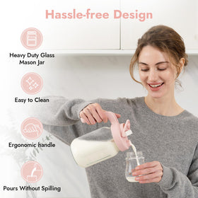 Papablic Bottle Washer Glass Formula Mixing Pitcher