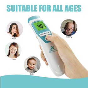 Non-Contact Infrared Forehead Thermometer, 4-Pack