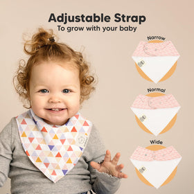 Baby Bandana Bibs & Burp Cloth Set, 16-Pack