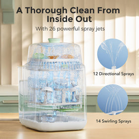 Momcozy KleanPal Pro All-in-One Bottle Washer, Sterilizer & Dryer - Matte