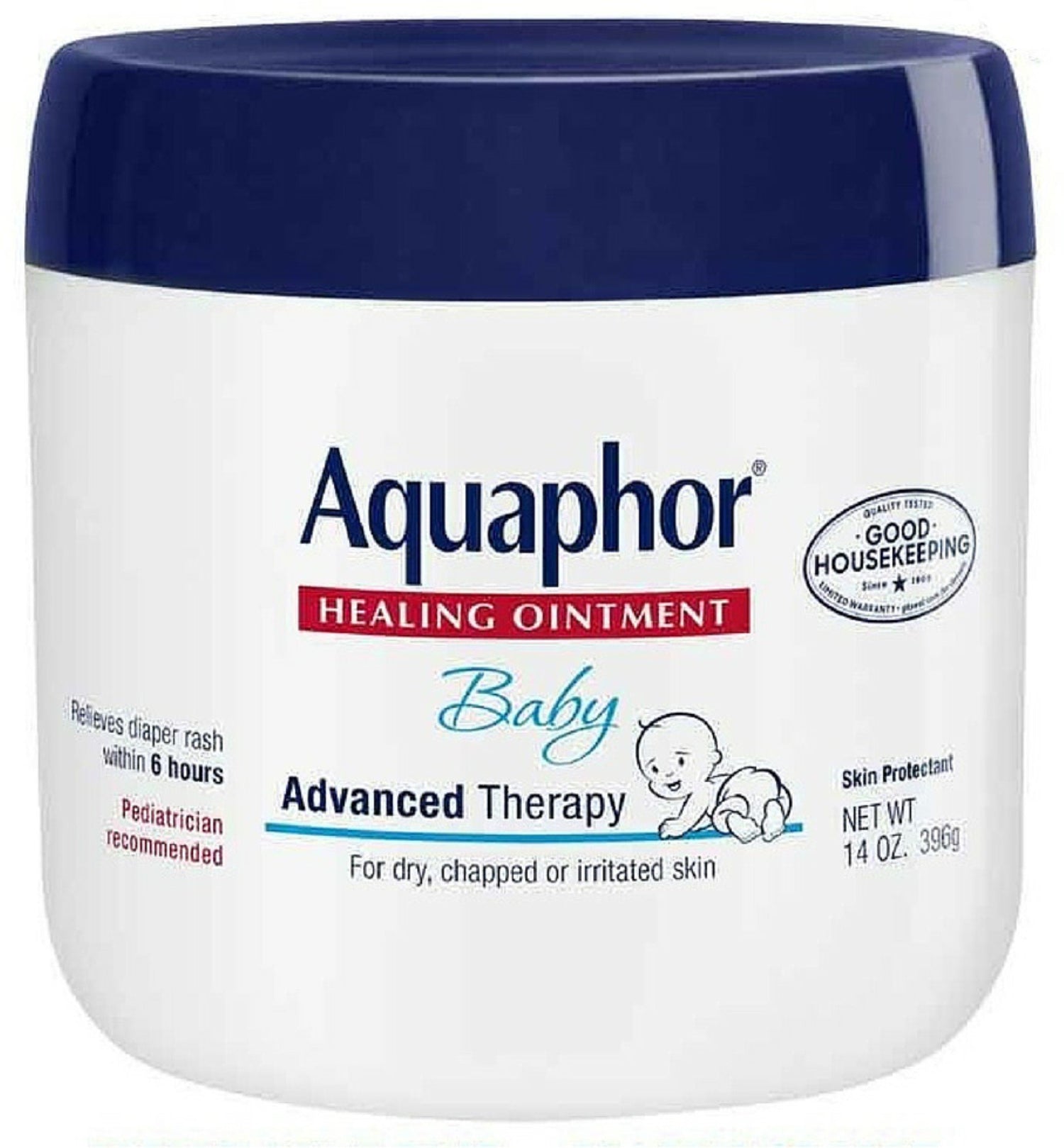 Aquaphor Baby Healing Ointment, Advanced Therapy 14 oz (Pack of 8)
