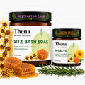 Natural Hemorrhoid Relief Cream & Sitz Bath Soak Set