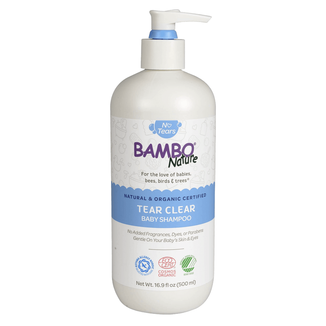 Tear-Free Baby Shampoo, Natural & Organic Certified